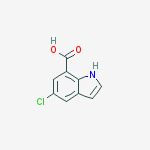 Structure of 5-Chloro-7-indolecarboxylic acid