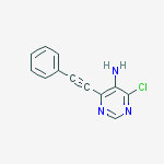Structure of 4-Chloro-6-(phenylethynyl)pyrimidin-5-amine