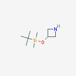 3-(tert-butyldimethylsilyloxy)azetidine结构式