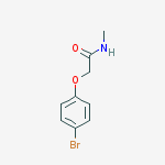 Structure of 2-(4-bromophenoxy)-N-methylacetamide