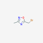5-(bromomethyl)-3-methyl-1,2,4-oxadiazole结构式