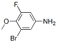 Structure of 3-BROMO-5-FLUORO-4-METHOXYANILINE