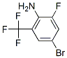 2-氨基-5-溴-3-氟三氟甲苯结构式