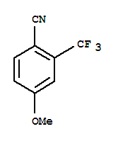 Structure of 4-METHOXY-2-(TRIFLUOROMETHYL)BENZONITRILE