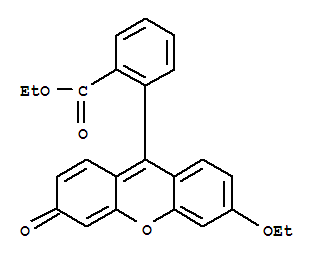 Structure of ethoxyfluorescein ethyl ester