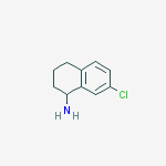 Structure of 7-Chloro-1,2,3,4-tetrahydronaphthalen-1-amine