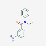 Structure of 3-AMINO-N-ETHYL-N-PHENYLBENZAMIDE