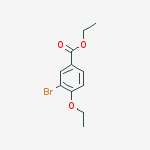 Ethyl 3-bromo-4-ethoxybenzoate结构式