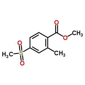 Structure of 2-methyl-4-(methylsulfonyl)Benzoic acid methyl ester