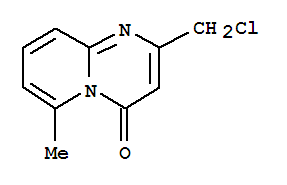 2-(chloromethyl)-6-methyl-4H-pyrido[1,2-a]pyrimidin-4-one(SALTDATA: FREE)结构式
