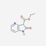 4-Aza-2-oxindole-3-carboxylic acid ethyl ester结构式