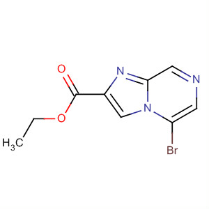 Structure of Ethyl 5-bromoimidazo[1,2-a]pyrazine-2-carboxylate