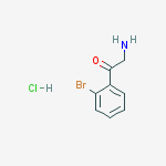 Structure of 2-Amino-1-(2-bromophenyl)-ethanone hydrochloride