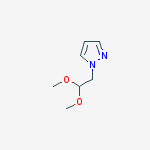 Structure of 1-(2,2-dimethoxyethyl)-1H-pyrazole