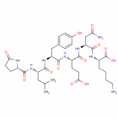 Structure of NEUROTENSIN (1-6)