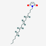 Structure of N-ARACHIDONYL MALEIMIDE; 1-(5Z,8Z,11Z,14Z)-5,8,11,14-EICOSATETRAEN-1-YL-1H-PYRROLE-2,5-DIONE