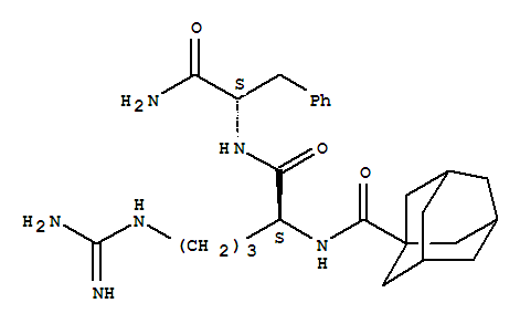 Structure of 2-ADAMANTANECARBONYL-ARG-PHE-NH2 TRIFLUOROACETATE
