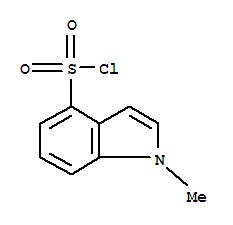 Structure of 1-Methyl-1H-indole-4-sulfonyl chloride