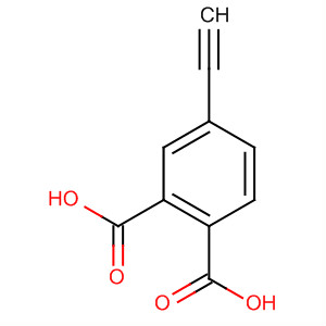 Structure of 1,2-Benzenedicarboxylic acid, 4-ethynyl-