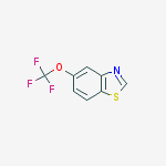 Structure of 5-TRIFLUOROMETHOXYBENZOTHIAZOLE