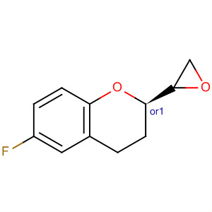 Structure of (2R)-rel-6-Fluoro-3,4-dihydro-2-(2R)-2-oxiranyl-2H-1-benzopyran