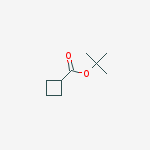 Structure of tert-butyl cyclobutanecarboxylate