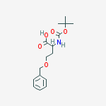 Structure of O-benzyl-n-{[(2-methyl-2-propanyl)oxy]carbonyl}homoserine