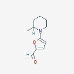 5-(2-methylpiperidin-1-yl)furan-2-carbaldehyde结构式