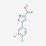 Structure of 5-(3,4-DICHLORO-PHENYL)-ISOXAZOLE-3-CARBOXYLIC ACID