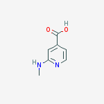 Structure of 2-METHYLAMINO-ISONICOTINIC ACID