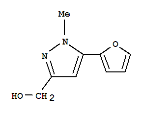 Structure of [5-(2-FURYL)-1-METHYL-1H-PYRAZOL-3-YL]METHANOL