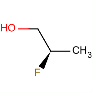 Structure of 1-Propanol, 2-fluoro-, (2R)-