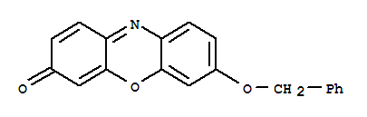 7-苄氧基试卤灵结构式