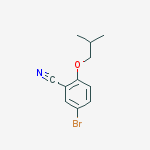 Structure of 5-bromo-2-isobutoxy benzonitirle