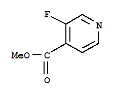 Structure of METHYL 3-FLUOROISONICOTINATE