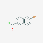 6-bromo-2-naphthoic acid chloride结构式