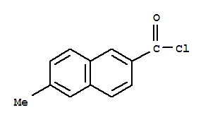 Structure of 2-Naphthalenecarbonylchloride, 6-methyl-
