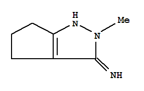 Structure of 2-METHYL-2,4,5,6-TETRAHYDROCYCLOPENTA[C]PYRAZOL-3-AMINE