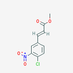 METHYL TRANS-4-CHLORO-3-NITROCINNAMATE结构式