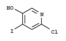 2-氯-5-羟基-4-碘吡啶结构式