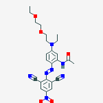 Structure of Disperse Blue 337