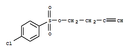 Structure of 4-CHLOROBENZENSULFONIC BUT-3-YNYL ESTER