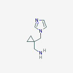 Structure of C-(1-IMIDAZOL-1-YLMETHYL-CYCLOPROPYL)-METHYLAMINE