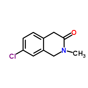 7-Chloro-2-methyl-1,4-dihydroisoquinolin-3(2H)-one结构式