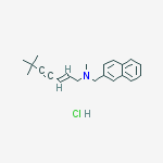 Structure of N-[(2E)-6,6-DiMethyl-2-hepten-4-yn-1-yl]-N-Methyl-2-naphthaleneMethanaMine Hydrochloride