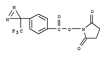 Structure of 1-[[4-[3-(Trifluoromethyl)-3H-diazirin-3-yl]benzoyl]oxy-2,5-pyrrolidinedione