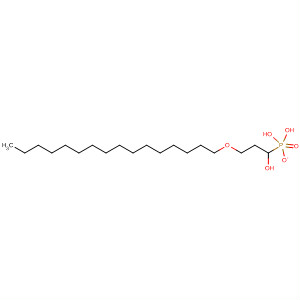 Structure of 1-Propanol, 3-(hexadecyloxy)-, dihydrogen phosphate