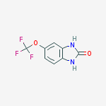 5-TRIFLUOROMETHOXY-1,3-DIHYDRO-BENZIMIDAZOL-2-ONE结构式