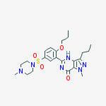 Structure of Propoxyphenyl Sildefil
