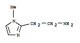 2-(1-METHYL-1H-IMIDAZOL-2-YL)ETHANAMINE结构式